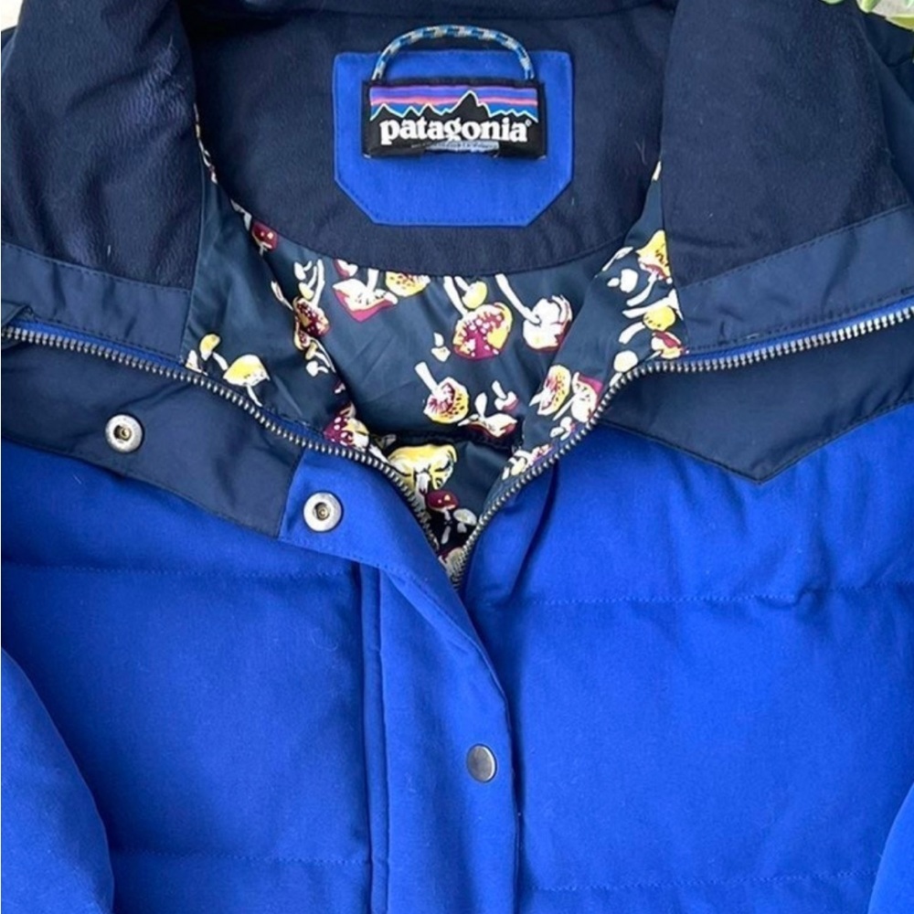 patagonia bivy jacket down blue puffer